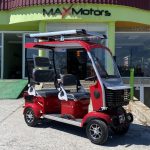 Електрическа четириколка  с соларен панел CARGO LUX SOLAR PLUS 1500W/60V - RED