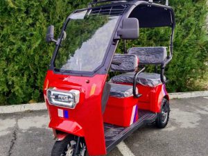 ЕЛЕКТРИЧЕСКА ТРИКОЛКА С СОЛАР 2000W MAXMOTORS + USB И РАДИО