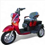 Триместна електрическа триколка MaxMotors X2 RED, 1500W, 20Ah