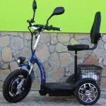 Електрическа Триколка Max Motors А3 BLUE Нов Модел с Предно Предаване