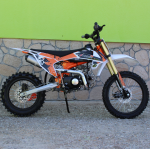 Бензинов кросов Мотор 125сс кубика MAXMOTORS Orange Електрически Стартер - Изображение 3