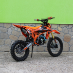 Бензинов кросов Мотор 125сс кубика MAXMOTORS Orange Електрически Стартер - Изображение 4