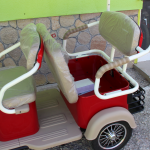 Електрическа триместна триколка Max Motors NEW GOLF RED - Изображение 7