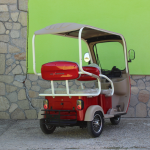 Електрическа триместна триколка Max Motors NEW GOLF RED - Изображение 5