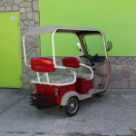 Електрическа триместна триколка Max Motors NEW GOLF RED - Изображение 6