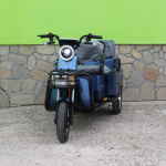 Двуместна CARGO електрическа триколка Max Motors CARGO LUX 1500W BLUE - Изображение 3