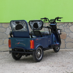 Двуместна CARGO електрическа триколка Max Motors CARGO LUX 1500W BLUE - Изображение 4