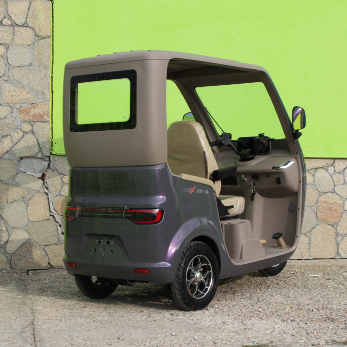 Триместна електрическа триколка Max Motors LUXURY BUS PURPLE - Изображение 6