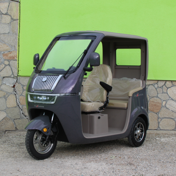 Триместна електрическа триколка Max Motors LUXURY BUS PURPLE - Изображение 1