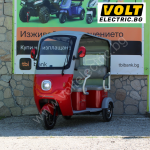Електрическа триместна триколка Max Motors NEW GOLF RED - Изображение 2
