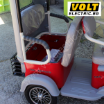 Електрическа триместна триколка Max Motors NEW GOLF RED - Изображение 12