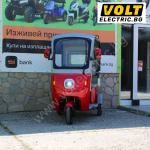 Електрическа триместна триколка Max Motors NEW GOLF RED - Изображение 3