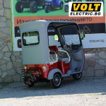 Електрическа триместна триколка Max Motors NEW GOLF RED - Изображение 4
