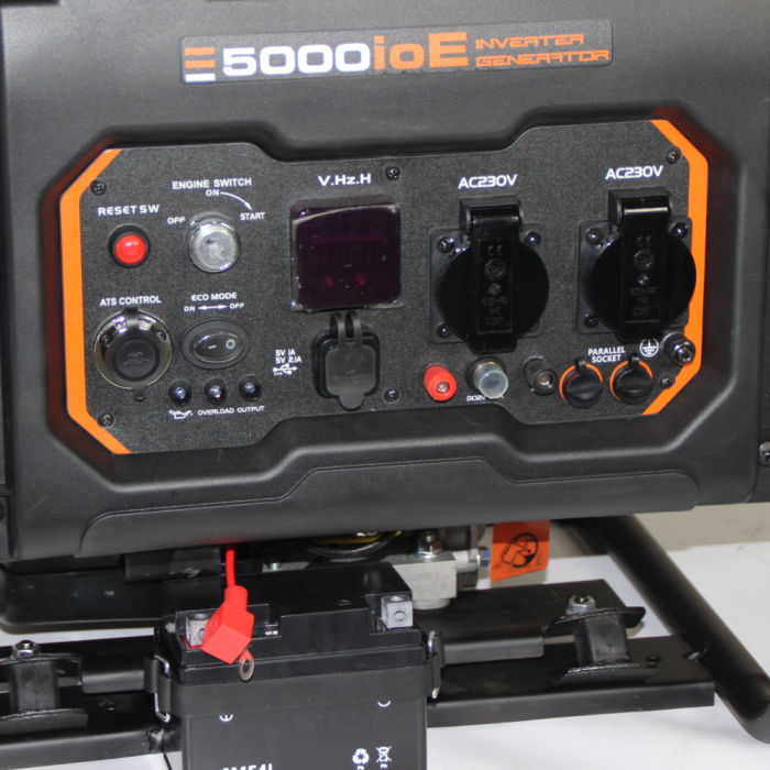 Инверторен Генератор за ток бензин/газ Power Tach 4.5 kW модел 5000ioE монофазен с стартер - Изображение 6