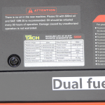Генератор за ток на газ Power Tach 4.5 kW модел 6000iE монофазен инверторен - Изображение 7