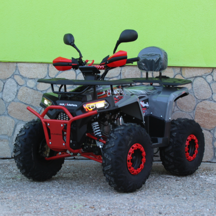 Бензиново АТВ 150сс Max Motors Predator RED/GRAY с автоматична скоростна кутия - Изображение 1
