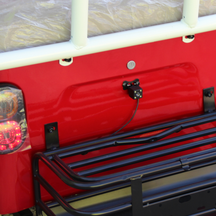 Електрическа триместна триколка Max Motors NEW GOLF RED SOLAR - Изображение 6