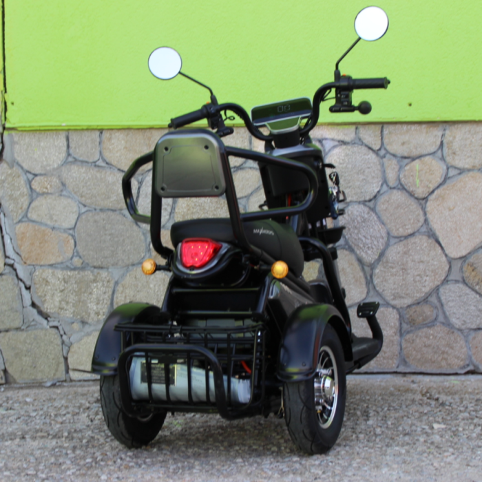 Двуместна електрическа триколка MaxMotors Pudding GRAY,1800W-48V-20Ah - Изображение 6