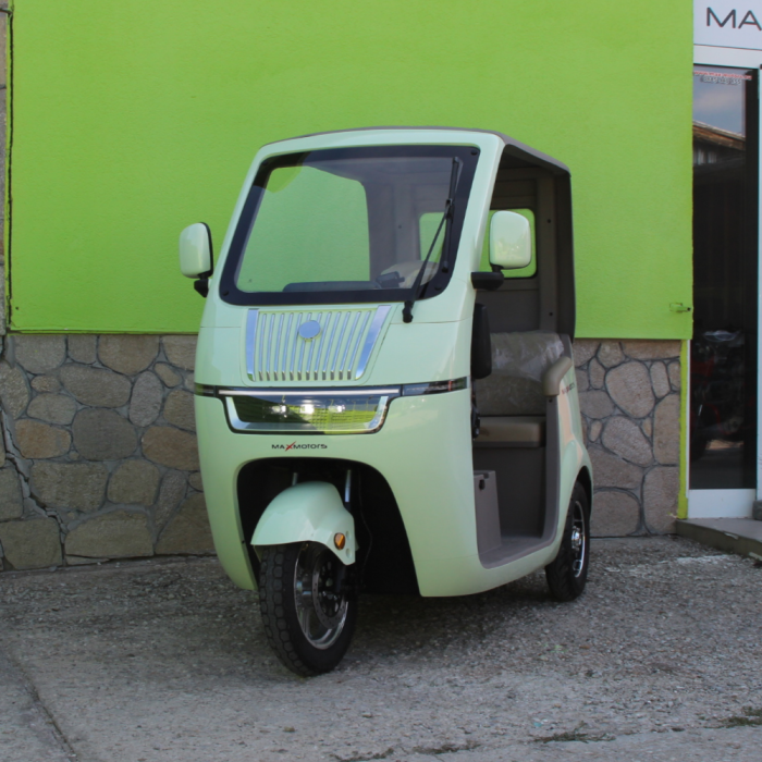 Триместна електрическа триколка Max Motors LUXURY BUS Green - Изображение 2