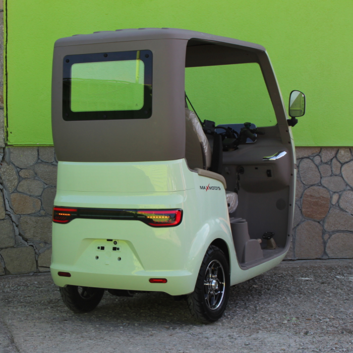 Триместна електрическа триколка Max Motors LUXURY BUS Green - Изображение 4