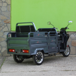 Електрическа триместна товарна триколка MaxiGo Pro, Gray, 2000W, с възможност за регистрация – икономична и мощна! - Изображение 5