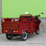 Електрическа триместна товарна триколка MaxiGo Pro, Red, 2000W, с възможност за регистрация – икономична и мощна! - Изображение 11