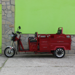 Електрическа триместна товарна триколка MaxiGo Pro, Red, 2000W, с възможност за регистрация – икономична и мощна! - Изображение 3