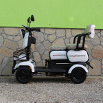 Мини триместна електрическа четириколка MaxMotors A9 WHITE, 1500W, 48V/20Ah - Изображение 3