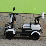 Мини триместна електрическа четириколка MaxMotors A9 WHITE, 1500W, 48V/20Ah - Изображение 4