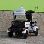 Мини триместна електрическа четириколка MaxMotors A9 WHITE, 1500W, 48V/20Ah - Изображение 6