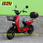 Двуместен електрически скутер с педали AK-Z6, 750W, 48V, N1, Red