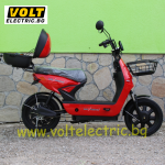 Двуместен електрически скутер с педали AK-Z6, 750W, 48V, N1, Red - Изображение 5