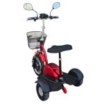 Електрическа триколка Max Motors A2, 750W, 48V, червена - Изображение 3