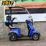 Електрическа четириколка с покрив Max Motors FM4 BLUE, 1500W, 60V, 20Ah - Изображение 3