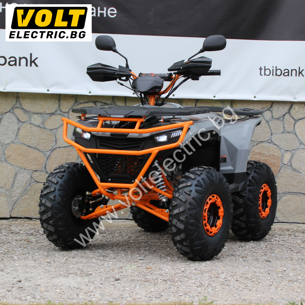 benzinovo ATV 150cc kubika Max Motors grey, бензиново АТВ 150сс кубика сиво Бензиново АТВ Max Motors Iron Beast 150cc Orange/Gray - Изображение 1