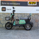 Електрическа триколка Max Motors Grand Pudding 2000W, 60V, 25Ah, Green - Изображение 2